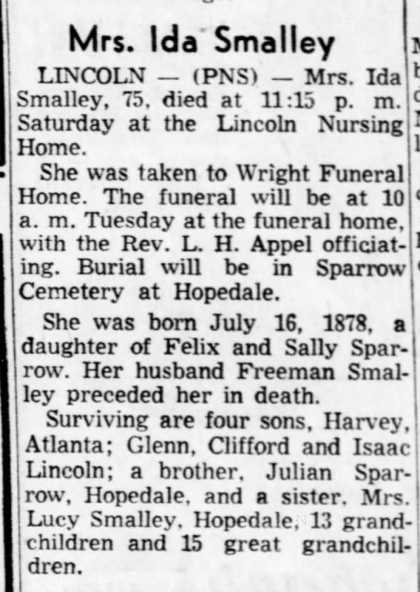 Clipping from The Pantagraph